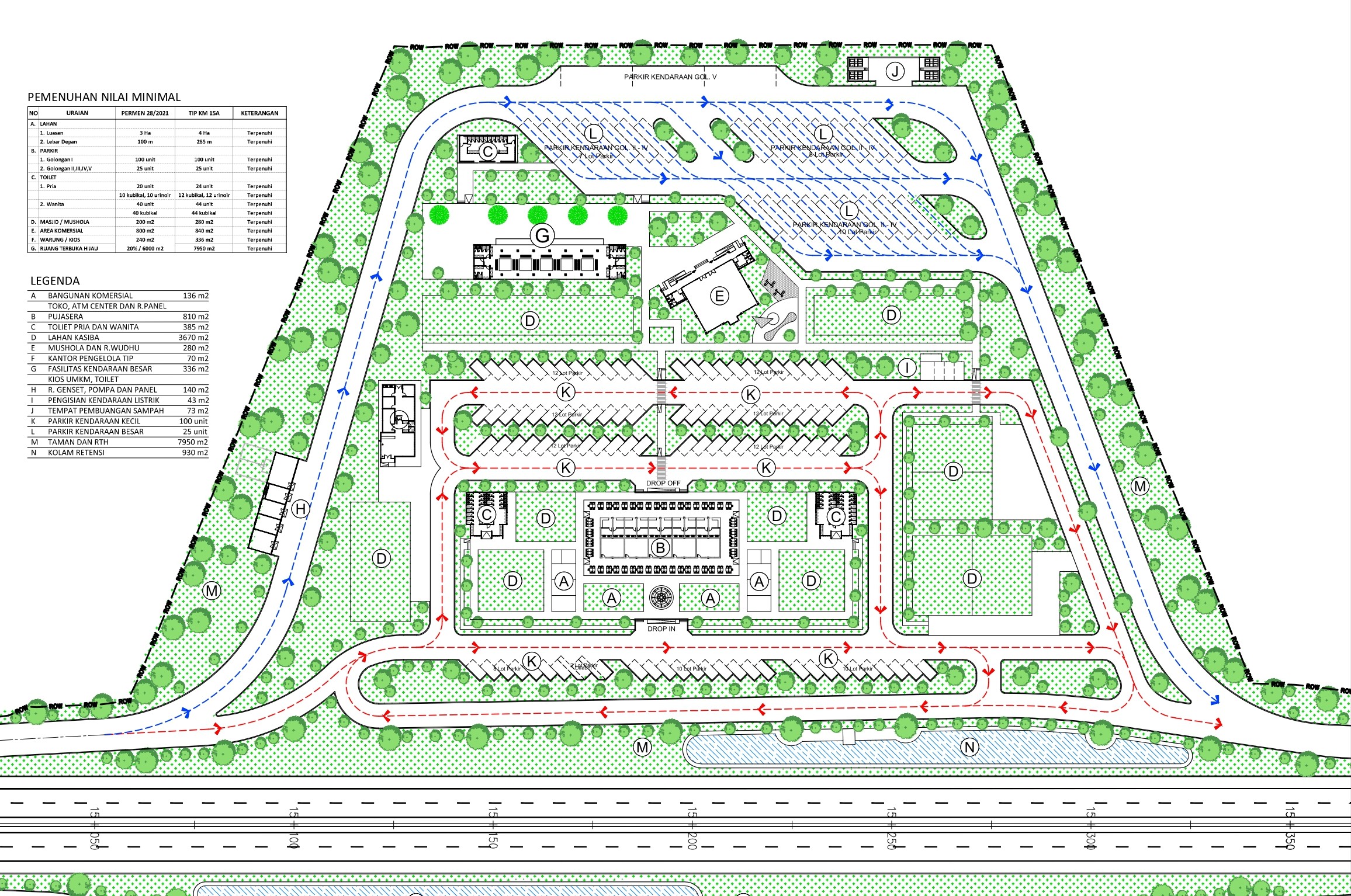 REST AREA 15B TOL TRANS SUMATERA RUAS PEKANBARU - DUMAI